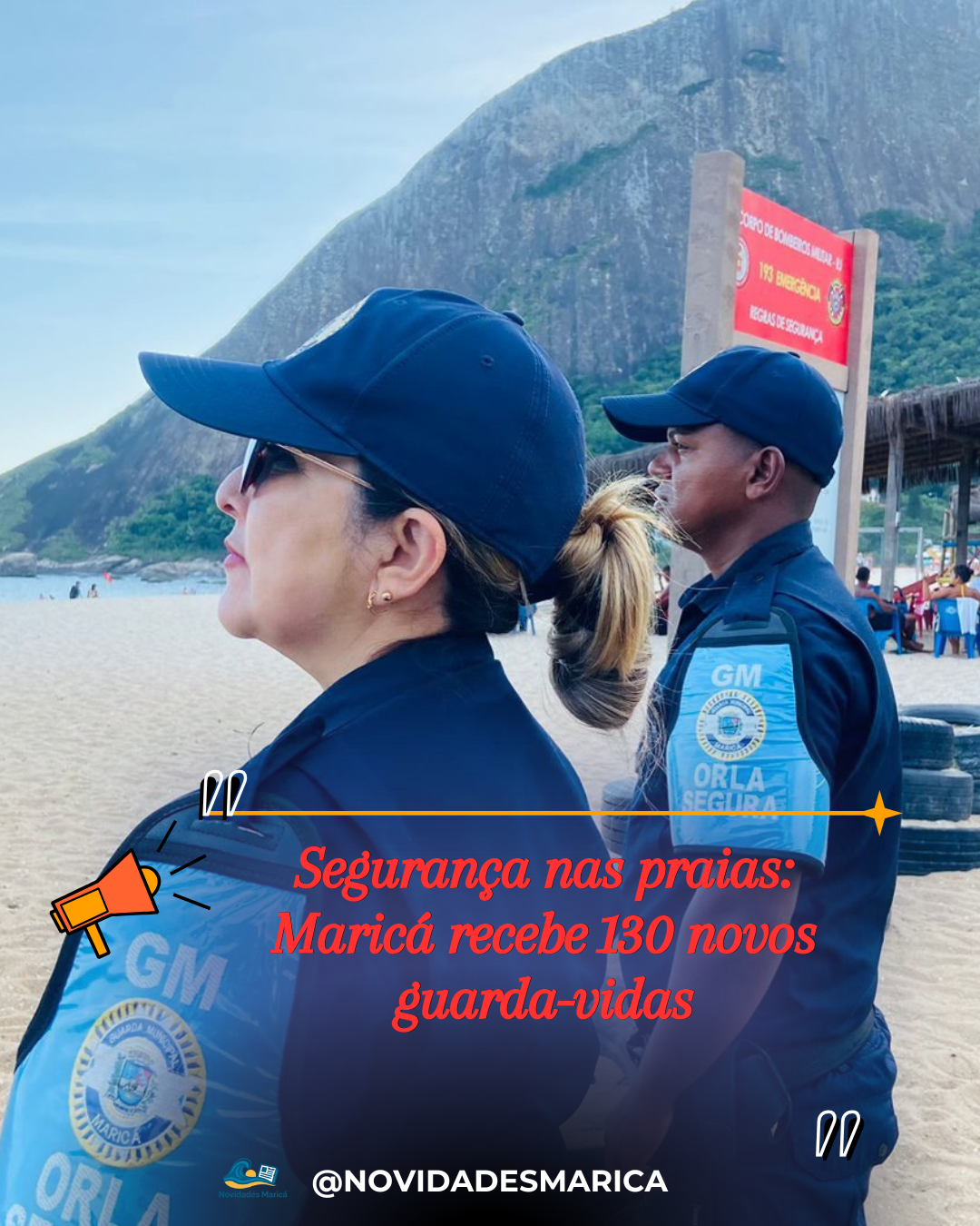 Segurança nas praias: Maricá recebe 130 novos guarda-vidas